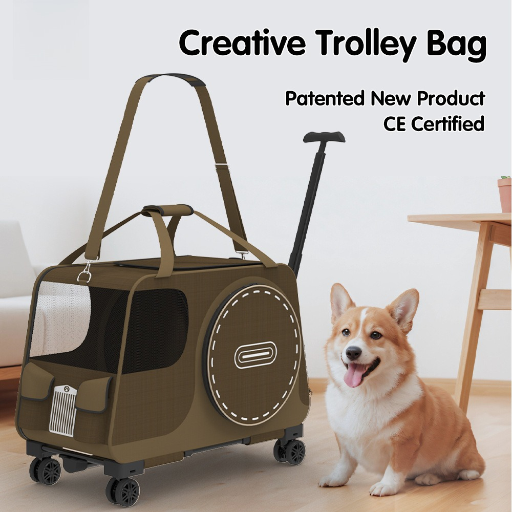 Car Accessories Amazon - ペットベビーカーバッグ Amazon ペットベビーカー用 子猫ショルダーバッグ 犬用ハンドバッグ ポータブル折りたたみ式ペットキャリア