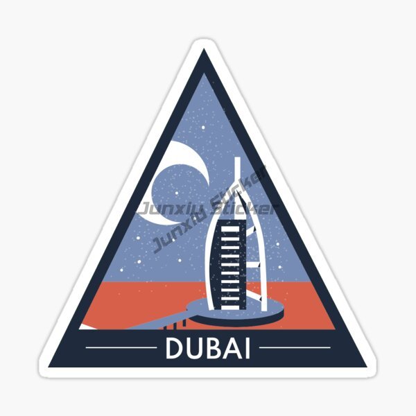 Car Accessories Dubai - ドバイ UAE UAE 風光明媚なラクダ車ステッカー ドバイ帆船ホテル UAE