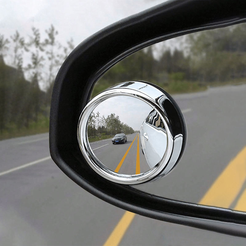 Car Blind Spot Mirror - 2PCS凸面死角ミラー、360度 ° 調整可能なHD広角リアビューミラー、車、トラック、SUV用スティックオンタイプ