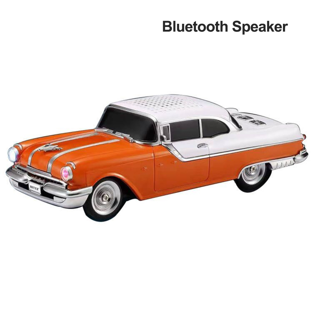 Car Accessories Amazon - クラシックワイヤレス Bluetooth スピーカーポンティアック車型ラジカセ TF カード USB