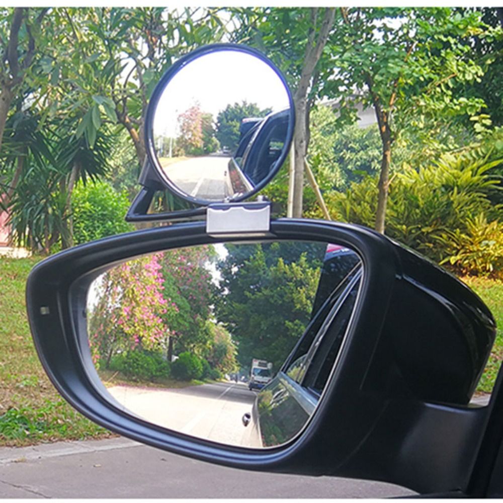 Car Blind Spot Mirror - 車の後退駐車補助装置 車の死角ミラー HDガラス 広角デッドゾーン補助ミラー 360度調整可能