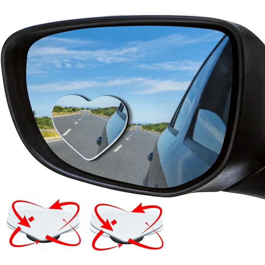 車の死角用バックミラー、安全性強化、ユニバーサル粘着式サイド - Car Blind Spot Mirror のレビューと価格