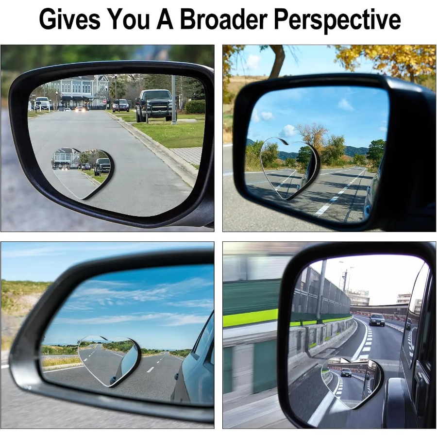 車の死角用バックミラー、安全性強化、ユニバーサル粘着式サイド - Car Blind Spot Mirror のレビューと価格