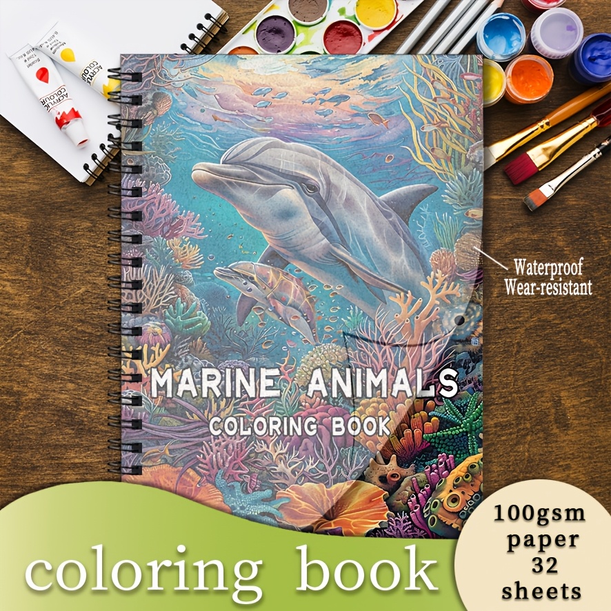 塗り絵 - 8.3 x 11.2インチ、鮮やかな海洋動物の塗 - Car Accessories Gift Ideas のレビューと価格