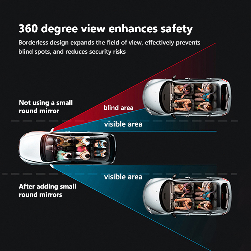 トヨタ車用調整可能360度回転式 °   回転式ブラインドス - Car Blind Spot Mirror のレビューと価格