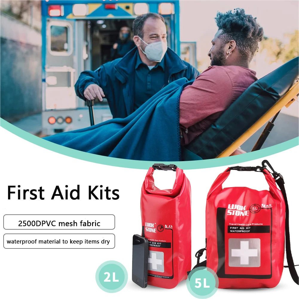 新しい 2L/5L ポータブル防水救急バッグ屋外キャンプ緊急 - Car Accessories For Elderly のレビューと価格