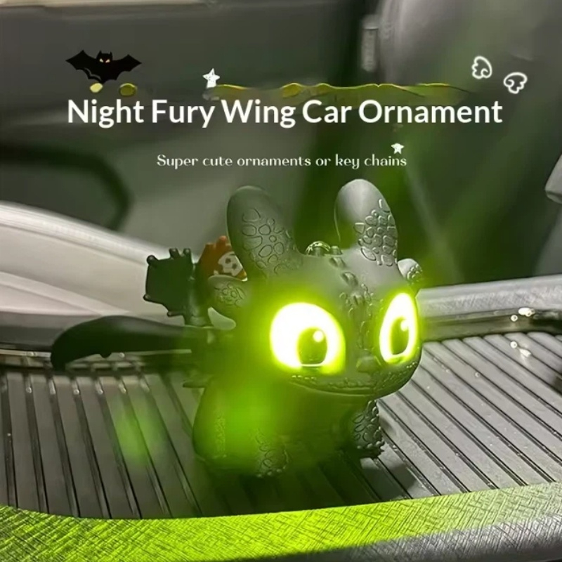 本物のかわいい光る歯のない車内装飾品、ナイトフューリーウィン - Car Accessories To Buy のレビューと価格