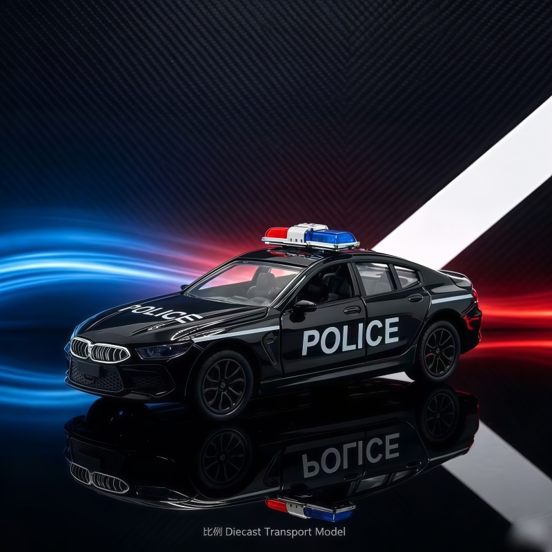 1/36スケールの市警察スポーツカー合金製モデル、リターンス - Car Accessories Toy のレビューと価格