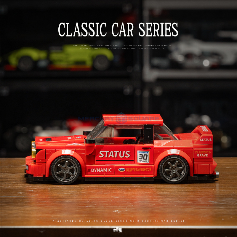 レッド E30 レーシング車両モデルビルディングブロック M - Car Accessories Gift Ideas のレビューと価格