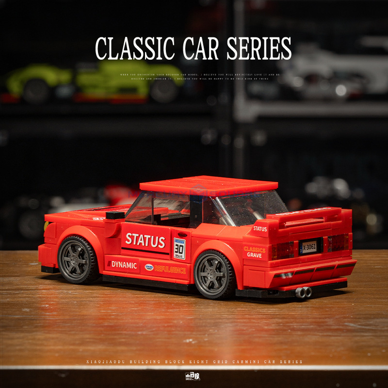 レッド E30 レーシング車両モデルビルディングブロック M - Car Accessories Gift Ideas のレビューと価格