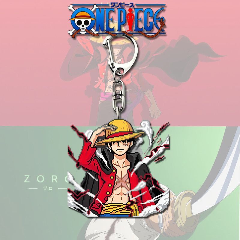 漫画ワンピース ルフィ ゾロ アクリルキーホルダー アニメ周 - Car Accessories To Buy のレビューと価格