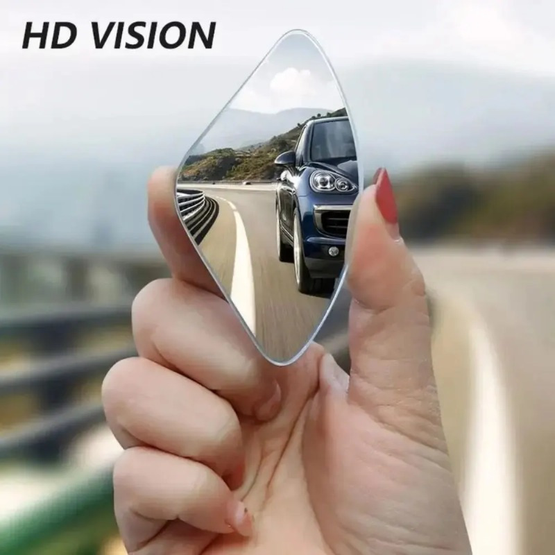 2個入り金属製車用ブラインドスポットミラー、ユニバーサル広角 - Car Blind Spot Mirror のレビューと価格