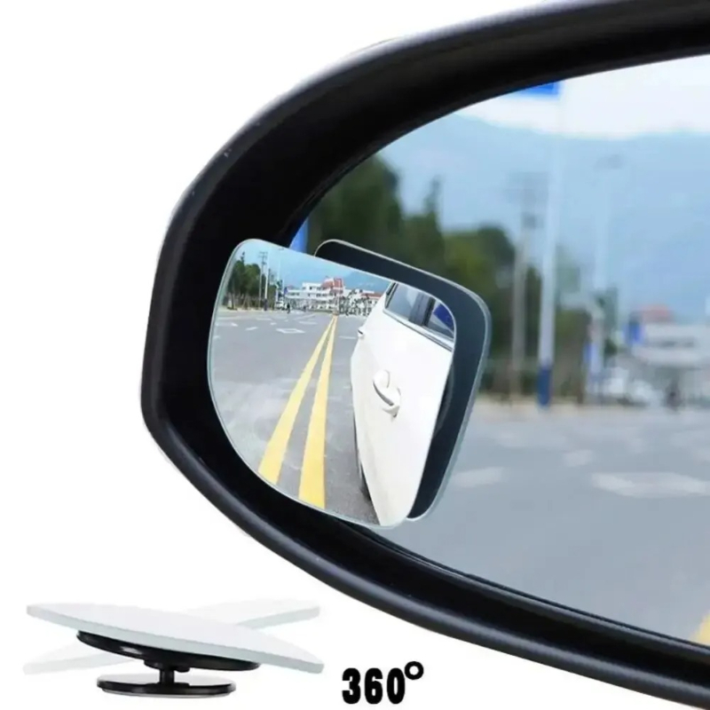 2個入り金属製車用ブラインドスポットミラー、ユニバーサル広角 - Car Blind Spot Mirror のレビューと価格