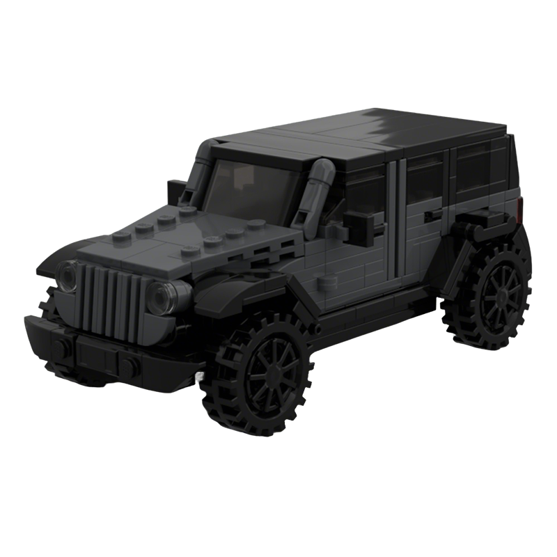 341ピース MOC カー ジープ ラングラー 4ドア モデ - Car Accessories Gift Ideas のレビューと価格