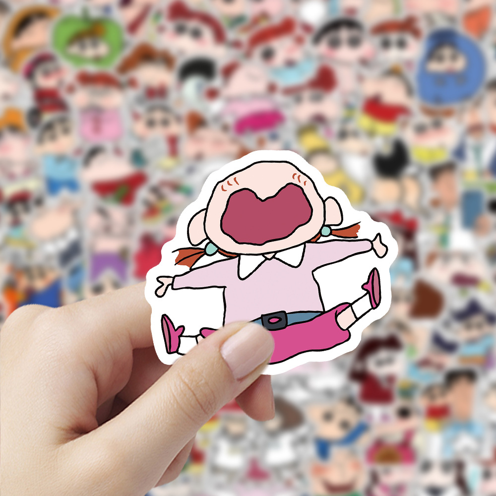かわいい漫画アニメステッカー、防水グラフィティデカール（車、 - Car Accessories Toy のレビューと価格
