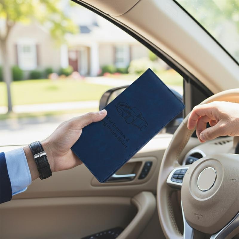 車の登録証・保険証ホルダー、カード・免許証用車載書類ホルダー - Car Accessories For Elderly のレビューと価格