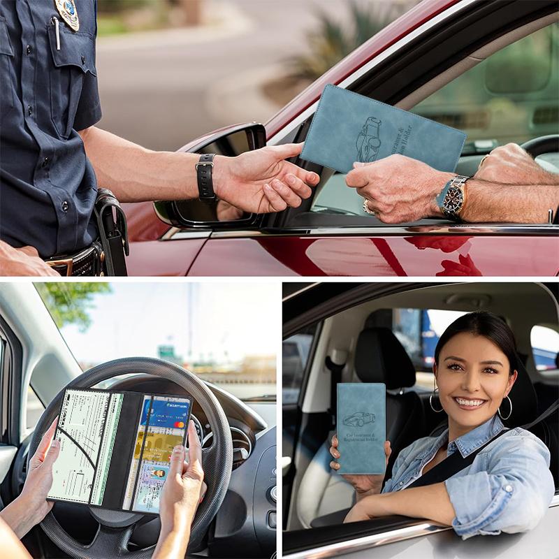 車の登録証・保険証ホルダー、カード・免許証用車載書類ホルダー - Car Accessories For Elderly のレビューと価格