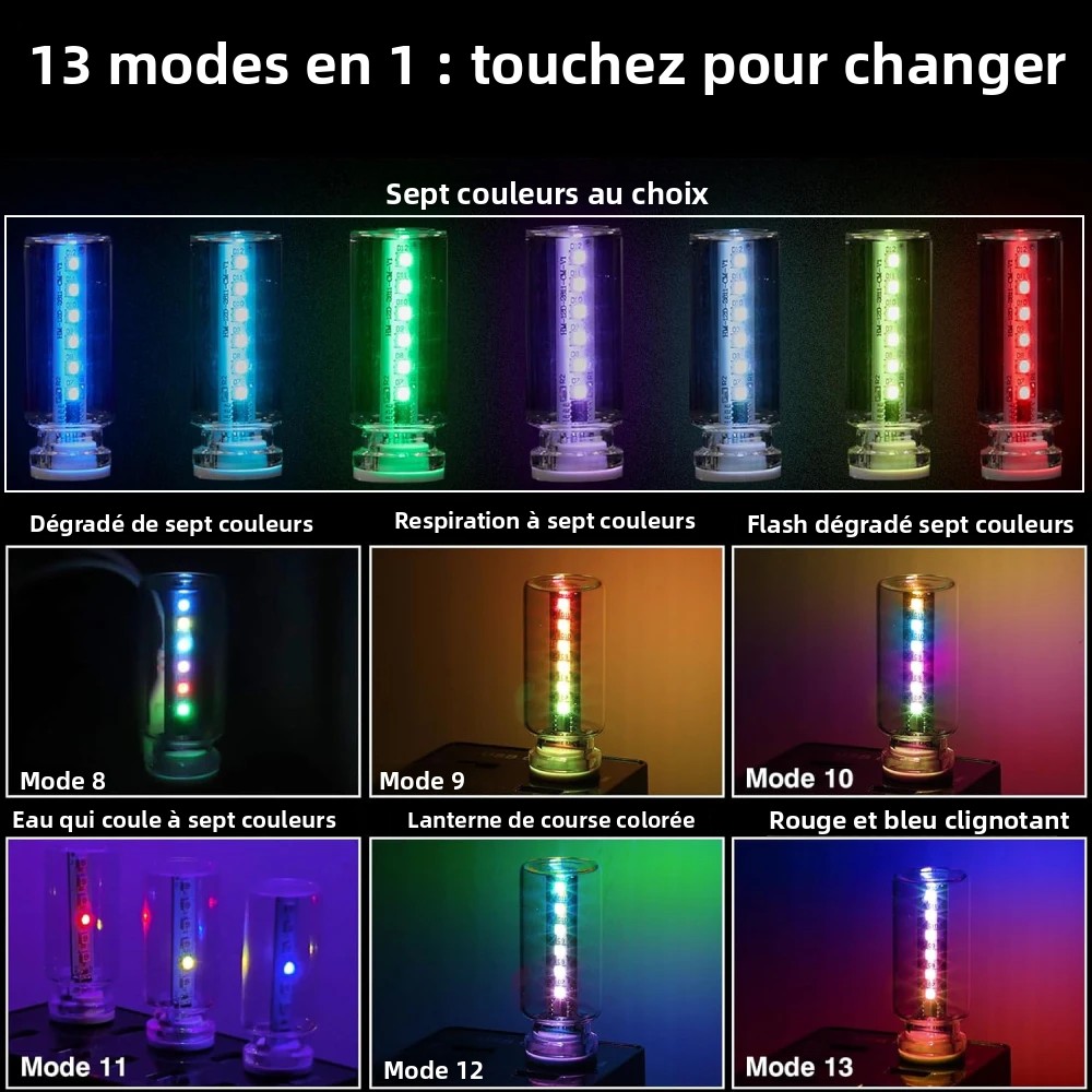 RGB LEDアンビエントライト 13モード プラグアンドプ - Car Accessories Gift Ideas のレビューと価格