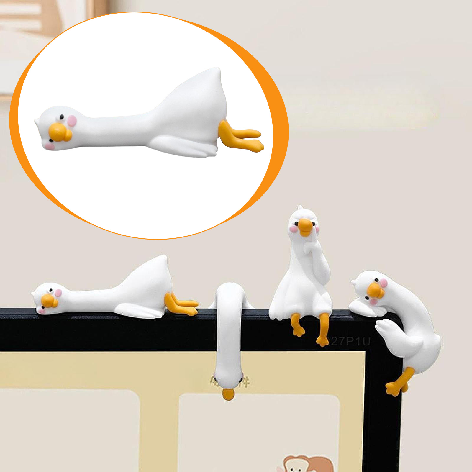 かわいい3Dアヒルの置物 ミニ樹脂製アヒルオーナメント 車内 - Car Accessories Gift Ideas のレビューと価格