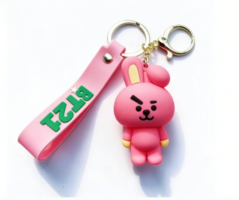 新しいBT21コヤRJシューキークッキータタチミーマンキーホ - Car Accessories To Buy のレビューと価格