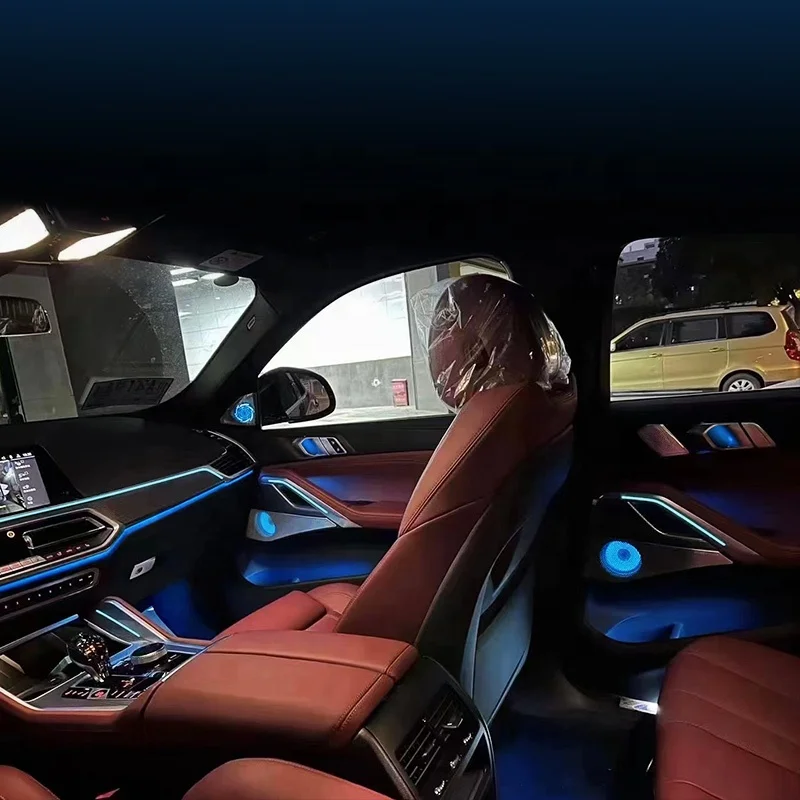 工場カスタムカーインテリアオーディオシステムスピーカーカバー - Led Interior Ambient Light のレビューと価格
