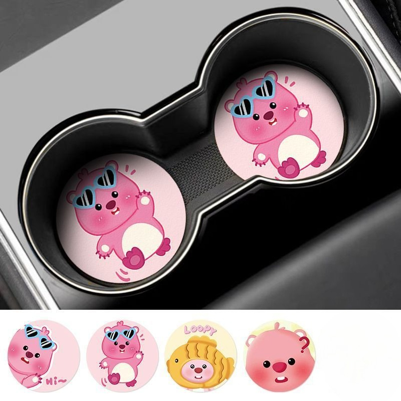 ルーピー・クリエイティブ・カートゥーン・カーコースター 男の - Car Accessories To Buy のレビューと価格