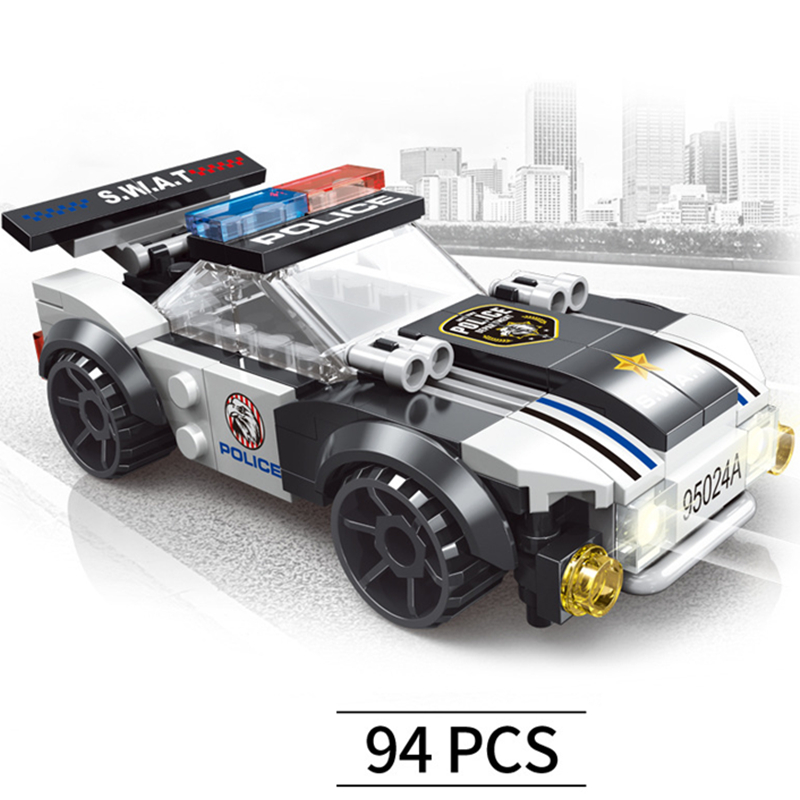 新しい DIY MOC 市飛行機 SWAT スーパー警察車デ - Car Accessories Gift Ideas のレビューと価格