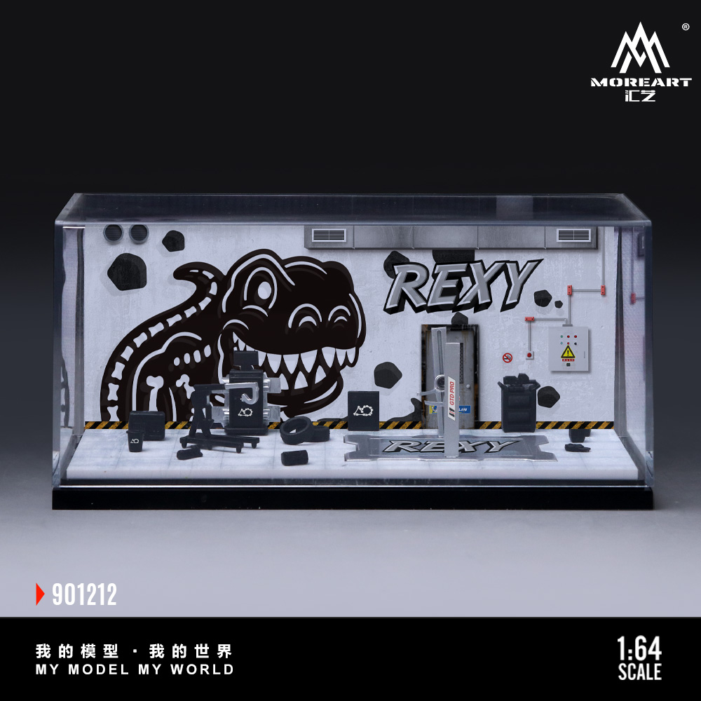 MoreArt 1:64 ガレージ修理工場ジオラマ 特別カス - Car Accessories Toy のレビューと価格
