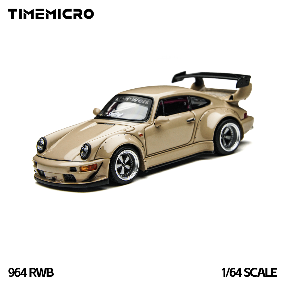 タイムマイクロ1:64 RWB 964 ベージュ ギフトボッ - Car Accessories To Buy のレビューと価格
