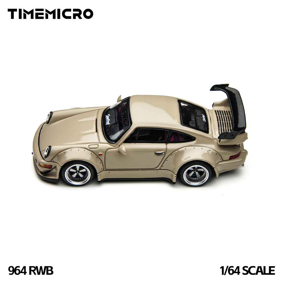 タイムマイクロ1:64 RWB 964 ベージュ ギフトボッ - Car Accessories To Buy のレビューと価格