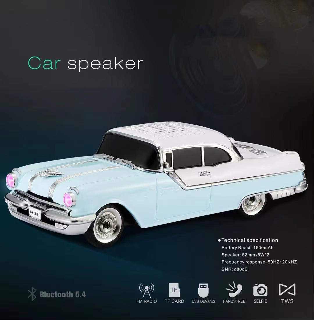 クラシックワイヤレス Bluetooth スピーカーポンティ - Car Accessories Amazon のレビューと価格