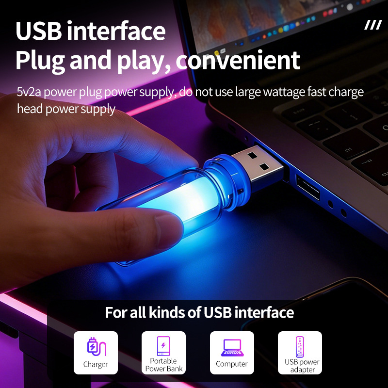 RGB LEDアンビエントライト 10モード プラグアンドプ - Car Accessories Gift Ideas のレビューと価格