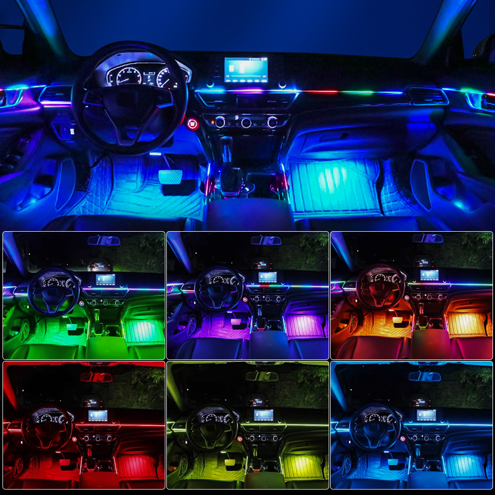 6/10/14/18インチ 1 LEDアクリル製車内雰囲気ラ - Led Interior Ambient Light のレビューと価格