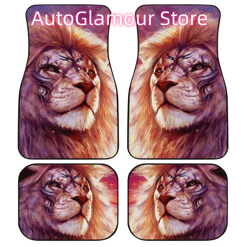 戦士ライオン車のフロアマットカスタムライオン車のアクセサリー - Car Accessories Gift Ideas のレビューと価格