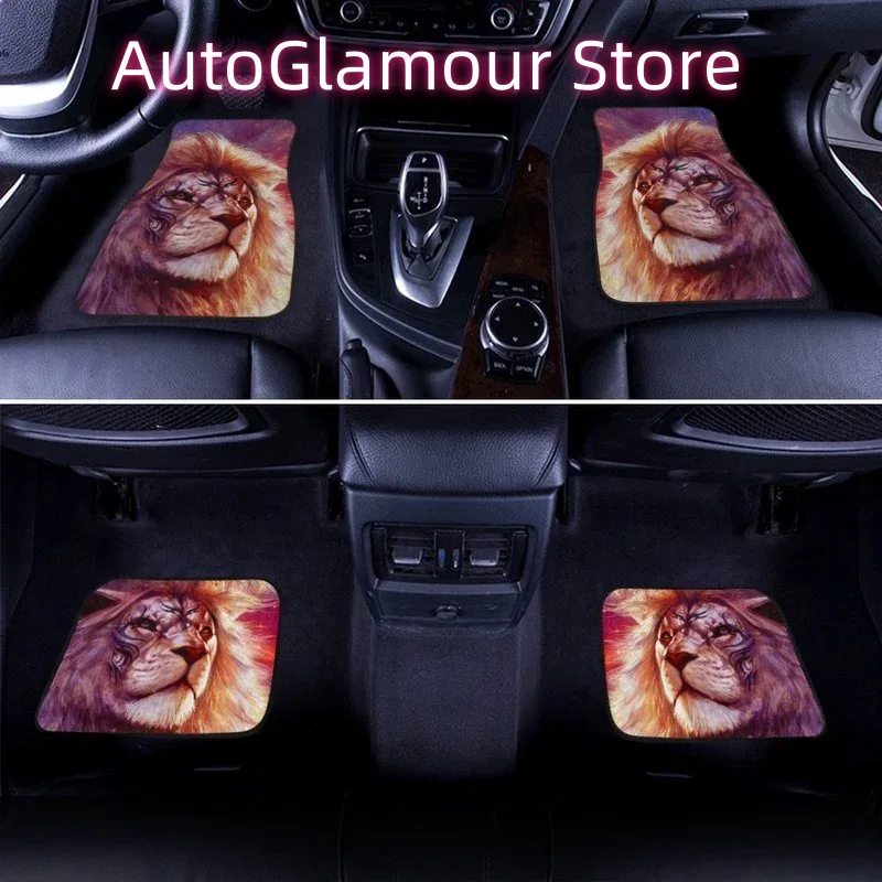 戦士ライオン車のフロアマットカスタムライオン車のアクセサリー - Car Accessories Gift Ideas のレビューと価格