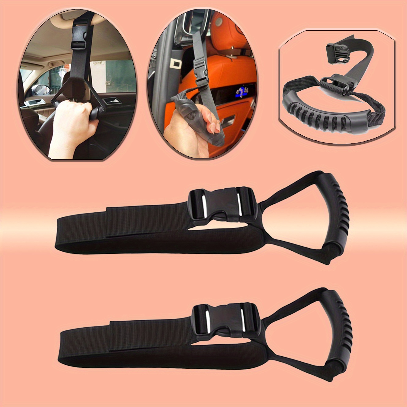 高齢者や障害者向けの人間工学に基づいた車のドアハンドルアシス - Car Accessories For Elderly のレビューと価格