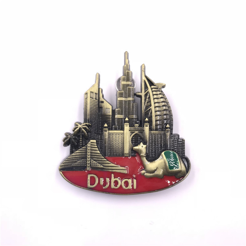世界のお土産冷蔵庫ステッカー磁気ドバイアメリカオーストリアウ - Car Accessories Dubai のレビューと価格