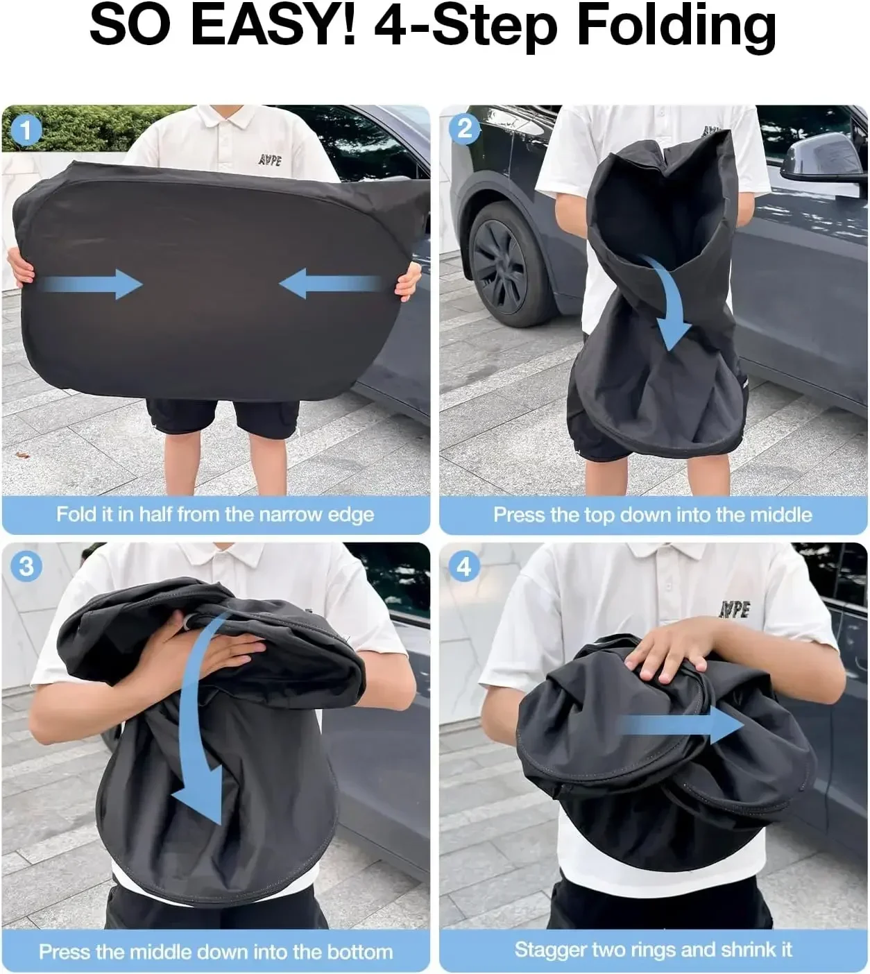 テスラモデル Y ジュニパー車のフロントガラスサンシェードカ - Car Accessories Toy のレビューと価格